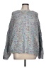 Very J Tweed Blue Pullover Sweater Size L - photo 1