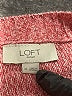 Ann Taylor LOFT Outlet 100% Cotton Tweed Pink Pullover Sweater Size M - photo 7