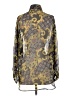 Compagnie Internationale Express 100% Polyester Paisley Gold Long Sleeve Blouse Size S - photo 2