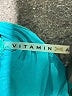 Vitamin A Teal Swimsuit Top Size S (estimated) - photo 3