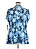 Skye's The Limit Blue Short Sleeve Blouse Size 1X - photo 2