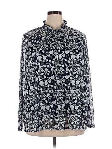 Lane Bryant Long Sleeve Button-Down Shirt (view 1)
