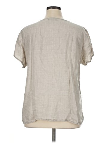 Flax Short Sleeve Blouse (view 2)