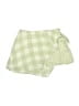 Urban Outfitters 100% Polyester Checkered-gingham Green Skort Size 2 - photo 1