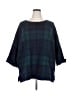 Tahari Plaid Blue Pullover Sweater Size 3X - photo 1