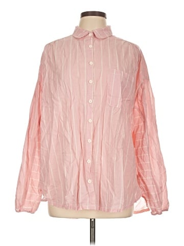 BDG Long Sleeve Button-Down Shirt (view 1)
