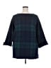Tahari Plaid Blue Pullover Sweater Size 3X - photo 2