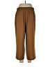 Nine West 100% Polyester Solid Brown Casual Pants Size L - photo 2