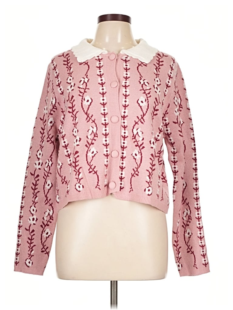 Pre-owned Sincerely Jules Cardigan Sweater In Pink