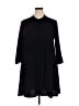 Tuckernuck 100% Polyester Solid Black Casual Dress Size XXL - photo 1