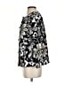 Chico's 100% Polyester Floral Black Jacket Size Sm (0.5) - photo 5