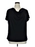 Karen Brooks Black Short Sleeve Top Size XL - photo 1