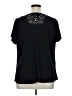 Karen Brooks Black Short Sleeve Top Size XL - photo 2
