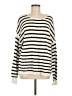 Blu Pepper Stripes Ivory Pullover Sweater Size M - photo 1