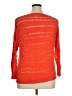 August Silk Orange Pullover Sweater Size XL - photo 2