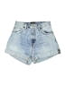 BDG Blue Denim Shorts Size 24 waist - photo 1