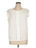 Tahari by ASL 100% Polyester Ivory Sleeveless Blouse Size XL - photo 1