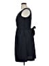 H&M Solid Black Casual Dress Size 14 - photo 5