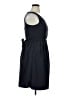 H&M Solid Black Casual Dress Size 14 - photo 4