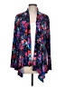 Kasper Floral Damask Multi Color Blue Kimono Size L - photo 1