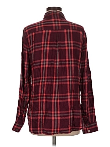 Pure Navy Long Sleeve Button-Down Shirt (view 2)