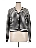 Cyrus Houndstooth Black Cardigan Size XL - photo 1