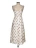 Babaton 100% Polyester Hearts Ivory Casual Dress Size 00 - photo 2