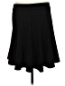 Unbranded Solid Black Casual Skirt Size M - photo 2