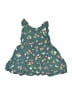 Cat & Jack 100% Rayon Floral Teal Dress Size 7 - 8 - photo 1