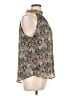 Veronica M. 100% Polyester Silver Sleeveless Blouse Size L - photo 4