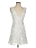 BCBGeneration 100% Polyester Metallic Silver Cocktail Dress Size 2 - photo 1