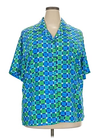 Worthington Short Sleeve Blouse (view 1)