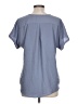 Maurices 100% Polyester Blue Short Sleeve Top Size L - photo 2