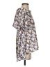 Gracia Blue Short Sleeve Blouse Size S - photo 4
