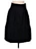 H&M 100% Polyester Solid Black Formal Skirt Size 10 - photo 1
