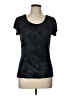 Tahari Tie-dye Black Active T-Shirt Size L - photo 1