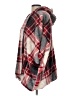 ePretty 100% Polyester Plaid Red Poncho Size L - photo 5