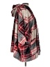ePretty 100% Polyester Plaid Red Poncho Size L - photo 4