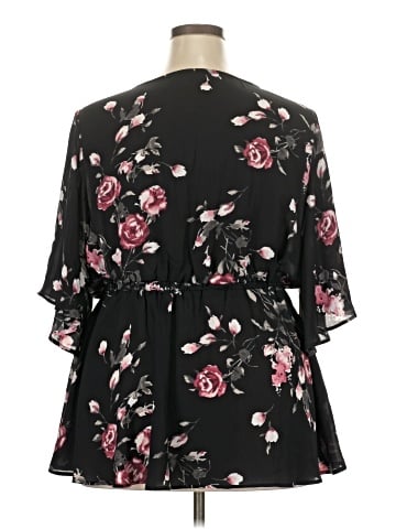 Torrid 3/4 Sleeve Blouse (view 2)