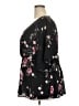 Torrid 100% Polyester Black 3/4 Sleeve Blouse Size 2X Plus (2) - photo 5