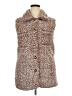 Unbranded 100% Polyester Brown Faux Fur Vest Size XXL - photo 1
