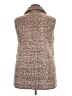 Unbranded 100% Polyester Brown Faux Fur Vest Size XXL - photo 2