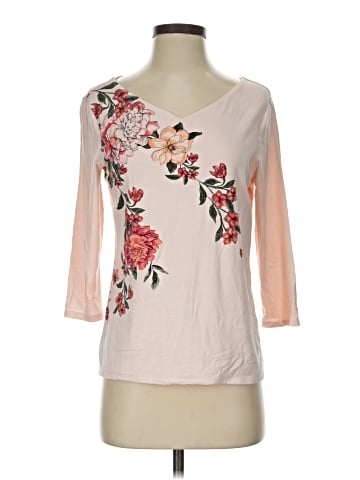 Chico's 3/4 Sleeve T-Shirt (view 1)