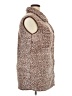 Unbranded 100% Polyester Brown Faux Fur Vest Size XXL - photo 4