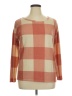 Haptics Plaid Brown Orange Long Sleeve T-Shirt Size XL (estimated) - photo 1