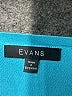 Evans Teal Cardigan Size M - photo 4