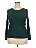 Nine West Green Long Sleeve Top Size XXL - photo 1