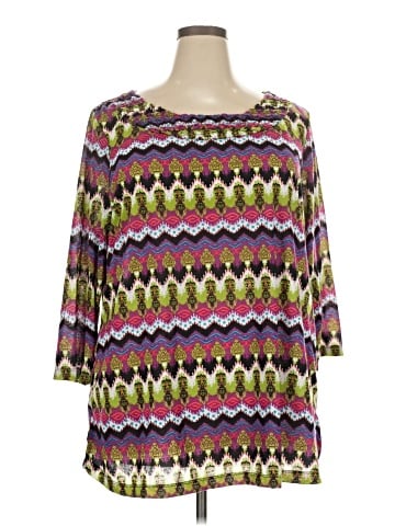 Kim Rogers 3/4 Sleeve Top (view 1)