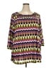 Kim Rogers 100% Polyester Purple 3/4 Sleeve Top Size 3X - photo 1