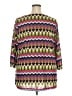 Kim Rogers 100% Polyester Purple 3/4 Sleeve Top Size 3X - photo 2